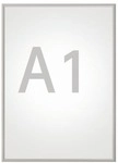 MAUL Klapprahmen A1 &raquo;MAULstandard&laquo; grau, 62.5x87x1.2 cm