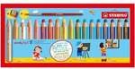 Stabilo 18er-Pack Buntstift &raquo;Woody 3in1&laquo; wei&szlig;