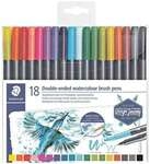 Staedtler 18er-Pack Doppelfasermaler Design Journey &raquo;3001 - mit Pinselspitze&laquo;
