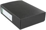 Elba Dokumentenmappe mit Einschlagklappen 8 cm schwarz, 32x9x24.5 cm