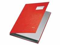Unterschriftenmappe »5701« 10 Fächer rot, Leitz, 24x34 cm