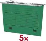 bene 5er-Pack H&auml;ngemappen &raquo;Vetro Mobil&laquo; gr&uuml;n, 34.5x24 cm