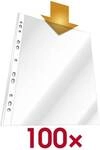 Durable Prospekth&uuml;llen A4 transparent 50&micro;m Polypropylen (PP) 100 St&uuml;ck transparent