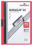 Durable Klemmhefter &raquo;Duraclip 60&laquo; rot, 22x31 cm