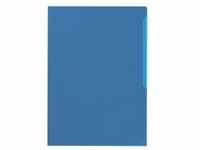 100er-Pack Sichthüllen A4 farbig genarbt »2337« blau, Durable