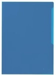 Durable 100er-Pack Sichth&uuml;llen A4 farbig genarbt &raquo;2337&laquo; blau