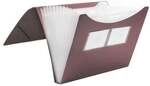 Foldersys F&auml;chermappe - 12 F&auml;cher (stabil) rot, 33.4x23.5x2.8 cm