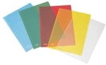 Herlitz 10er-Pack Sichth&uuml;llen &raquo;Pyramide&laquo; A4 farbig sortiert mehrfarbig,