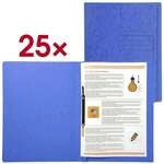 EXACOMPTA Schnellhefter A4 Karton 250 Blatt 25 St&uuml;ck blau, 27.2x31.8 cm