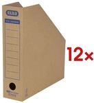 Elba 12er-Pack Stehsammler &raquo;tric system&laquo; braun, 7.8x31x28.7 cm