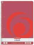 Herlitz Collegeblock &raquo;x.book&laquo; A4 kariert rot