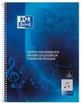 Oxford Collegeblock A4+ Notenlinien 50 Blatt blau