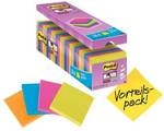 Post-it Super Sticky Haftnotizblock &raquo;Notes&laquo; 76 x 76 mm, 24 St&uuml;ck orange