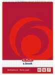 Herlitz Spiralnotizblock &raquo;x.book&laquo; A5 kariert rot