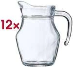 Arcoroc 12er-Pack Glaskanne &raquo;Arc&laquo; 50 cl wei&szlig;, 14.5 cm