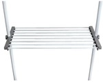 Wenko Regalboden &raquo;Herkules&laquo; 73-120 cm silber, 120x4x42.5 cm