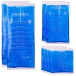 relaxdays 8er-Set K&uuml;hlpads blau