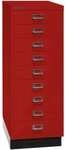 Bisley Schubladenschrank &raquo;MultiDrawer&laquo; A3, einbahnig, 9 Sch&uuml;be rot,...