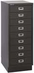 Bisley Schubladenschrank &raquo;MultiDrawer&laquo; A3, einbahnig, 9 Sch&uuml;be schwarz,