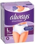 Always Discreet Inkontinenzh&ouml;schen &raquo;discreet Plus&laquo; Gr. L - 32 St&uuml;ck
