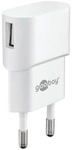 goobay Ladeger&auml;t USB-A 5 W wei&szlig; wei&szlig;, 3.8x1.9x6.7 cm