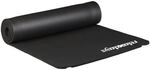 relaxdays Yogamatte 1 cm dick schwarz