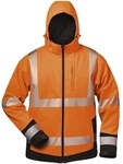 elysee Warnschutz-Winter-Softshell-Jacke Stufe 3 Gr&ouml;&szlig;e XL orange