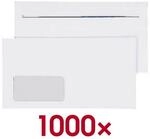BONG Briefumschl&auml;ge Kompakt-Brief mit Fenster und Haftklebung - 1000 St&uuml;ck...