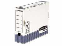 Archivschachtel A4 - 8 cm weiß, Bankers Box System, 8.5x32.7x26.5 cm