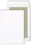 Mailmedia 100 Pappr&uuml;ckwandtaschen DIN B4 120 g/m&sup2; ohne Fenster wei&szlig;, 35.3x25 cm