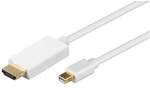goobay Adapterkabel Mini-DisplayPort/HDMI A 2.0 m wei&szlig;