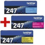 Brother 3er-Set Jumbo-Toner &raquo;TN-247C/M/Y&laquo; blau