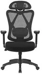 Songmics B&uuml;rostuhl &raquo;OBN063B01&laquo; mit Armlehnen, 53 cm