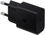 Samsung Schnelladeadapter EP-T1510 USB Type-C USB C schwarz, 3.7x2.25x7.41 cm