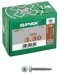 SPAX R&uuml;ckwandschrauben &raquo;T10 Flachkopf WIROX&laquo; 3 x 30 mm 300 St&uuml;ck