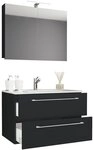 VCM Morgenthaler Waschtisch &raquo;Badinos&laquo; mit 2 Sch&uuml;ben 80 cm inkl. Spiegelschrank und