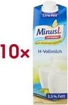 MinusL 10er-Pack Laktosefreie H-Vollmilch &raquo;3,5% Fett&laquo; 1 Liter