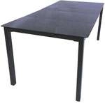 VCM Gartentisch 190 cm grau, 190x73x80 cm