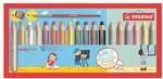Stabilo 18er-Pack Buntstifte &raquo;woody 3 in 1&laquo; inkl. Anspitzer und Pinsel braun