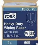 Tork Industrie-Wischt&uuml;cher blau 2-lagig 23,5 x 34 cm (1x500 Blatt) blau, 23.5 cm