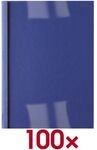 GBC Thermobindemappe &raquo;Business Line Leder-Optik&laquo; bis 15 Blatt blau, 23.5x30.8 cm