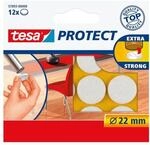 tesa Filzgleiter &raquo;Protect&reg; 57893&laquo; 22 mm 12 St&uuml;ck wei&szlig;, 2.2x2.2 cm