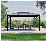SOJAG Pavillon &raquo;Verona 1014&laquo; grau, 422.5x261x298.3 cm