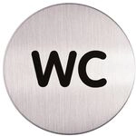 Durable Piktogramm &raquo;WC 490723&laquo; grau, 8.3 cm