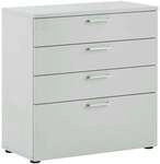 M&ouml;belpartner Kommode &raquo;1500 B&uuml;ro&laquo; grau, 80.2x84.2x41 cm