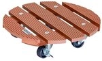 WAGNER design yourself Pflanzenroller &raquo;WPC GH 0535&laquo; rund braun braun