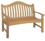 Garden Pleasure Holz-Gartenbank »Kingston« für 2 Personen braun, 131x91 cm Garden Pleasure Holz-Gartenbank »Kingston« für 2 Personen braun, 131x91 cm