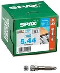 SPAX Terrassenschrauben T25 Zylinderkopf A2 5 x 44 mm 100 St&uuml;ck