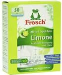 Frosch 50er-Pack All-in-1 Sp&uuml;lmaschinen-Tabs &raquo;Limone&laquo; wei&szlig;