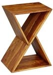 Wohnling Beistelltisch braun 43/30/60 cm braun, 60x30 cm